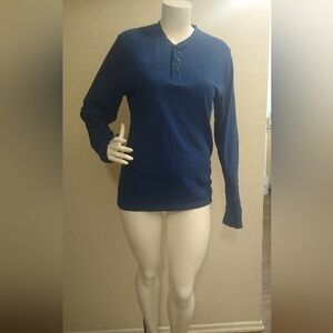 Old Navy San Francisco Blue Medium Long Sleeves Top